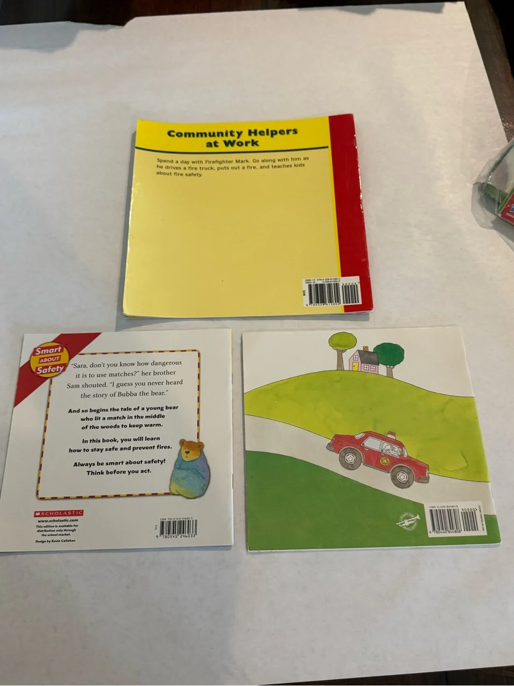 Children's Book Lot - Trains, Rescue Bots and Firefighters - 9  Books